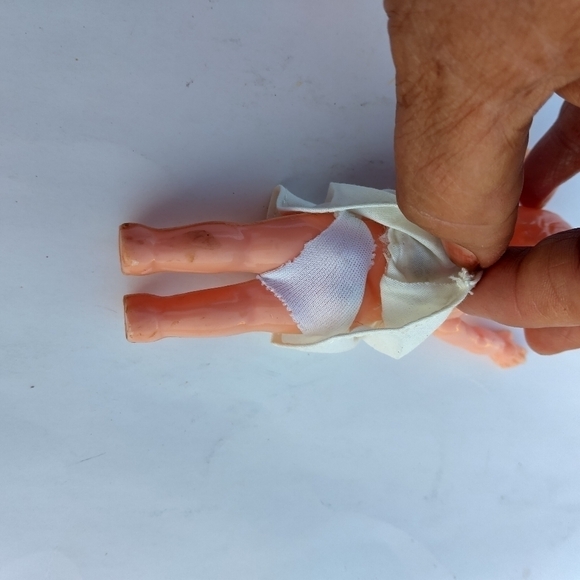 Vintage Small Celluloid Girl Doll - Picture 4 of 11